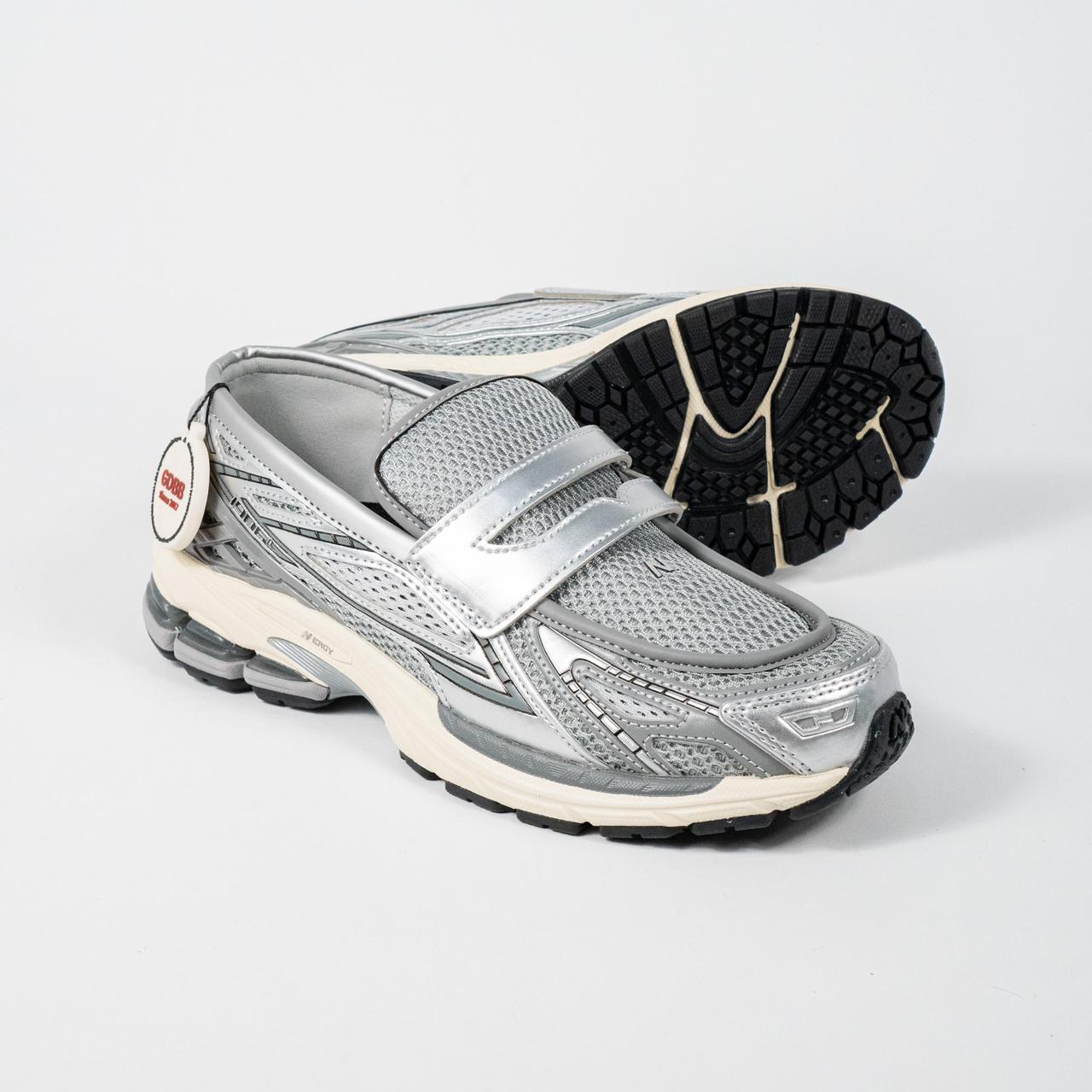 Sepatu New Balance NB 1906L Loafers Silver Shadow Grey Sneakers Authentic - Image 4