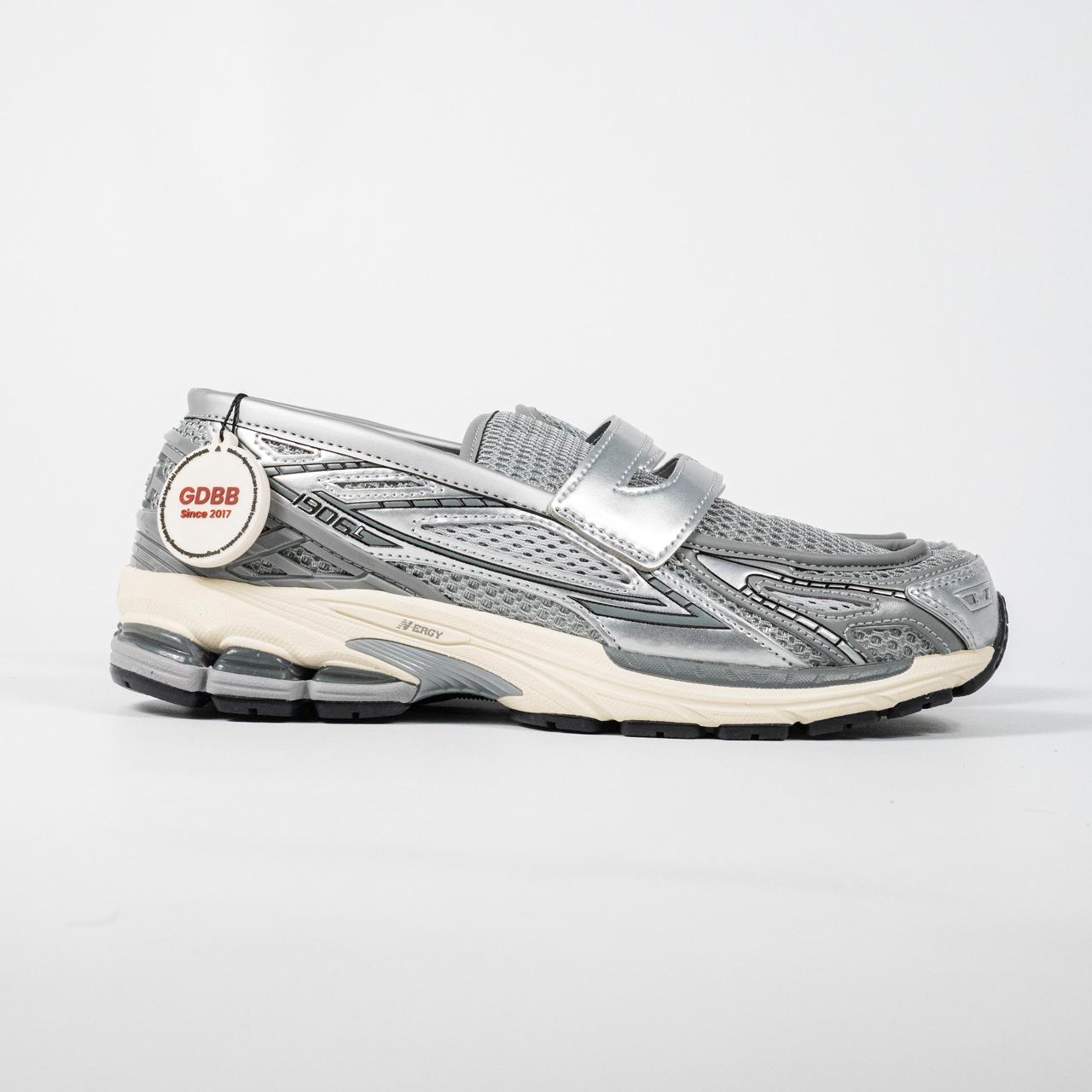 Sepatu New Balance NB 1906L Loafers Silver Shadow Grey Sneakers Authentic - Image 2