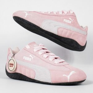 Sepatu Puma Speedcat OG White Pink Sneakers Authentic