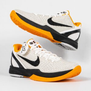 Sepatu Basket Nike Kobe 6 Protro White Del Sol Sneakers Authentic