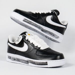 Sepatu Nike Air Force 1 Low Paranoise G Dragon 1.0 OG Black White Sneakers Authentic