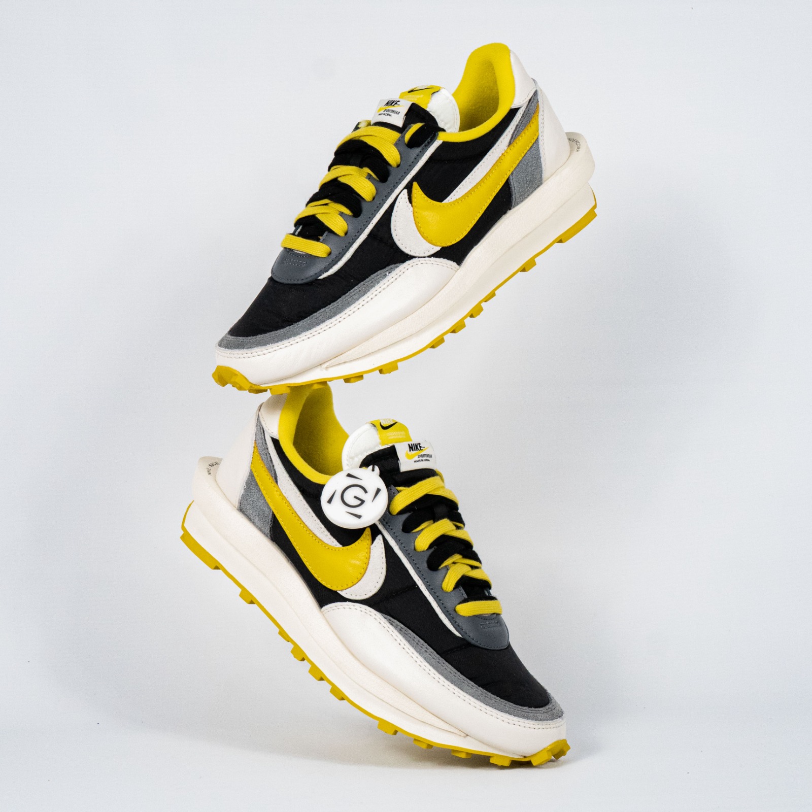 Sepatu Nike Sacai LD Waffle Undercover Bright Citron Yellow Sneakers Authentic