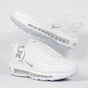 Sepatu Nike Air Max Airmax 97 Triple White Allwhite Sneakers Authentic