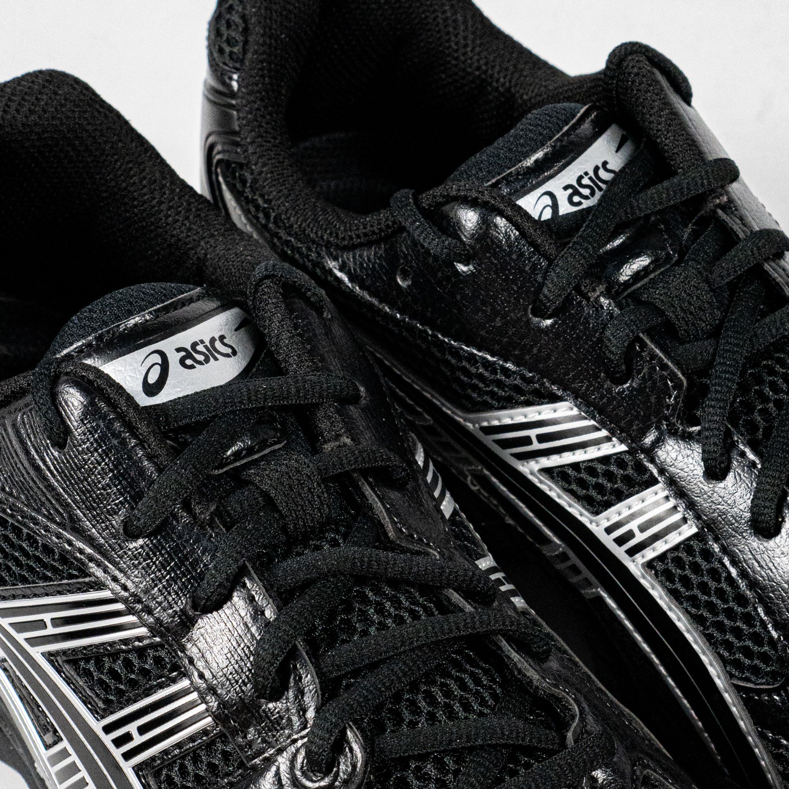 Sepatu Asics Gel Kayano 14 Black Silver Sneakers Authentic - Image 2