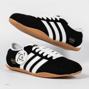 Sepatu Tokyo Women Black White Gum Sneakers Authentic