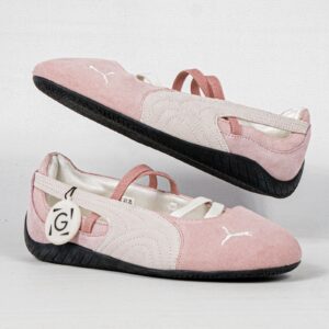 Sepatu Casual Speedcat Ballet White Pink White Sneakers Authentic