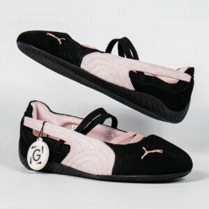 Sepatu Casual Speedcat Ballet Black Pink Mauve Sneakers Authentic