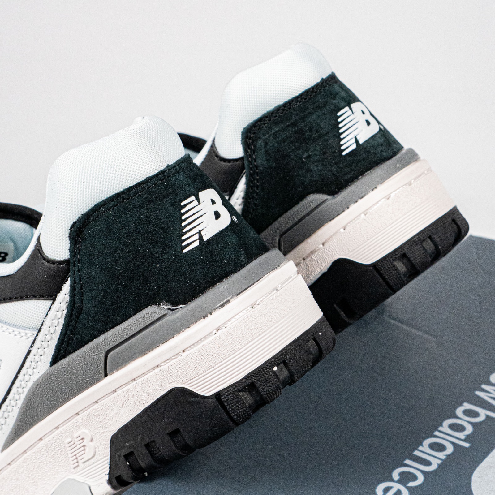 Sepatu NB 550 White Black Rain Cloud Sneakers Casual Authentic - Image 2