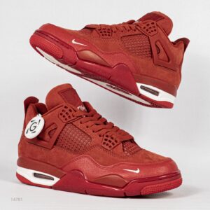 Sepatu Air Jordan 4 Retro OG SP Nigel Sylvester Brick by Brick Red Bata Sneakers Authentic