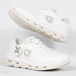 Sepatu Running Cloudzone Kith With Ice Allwhite Sneakers Authentic