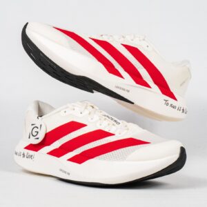 Sepatu Adizero EVO SL White Red To Run is To Live Sneakers Authentic