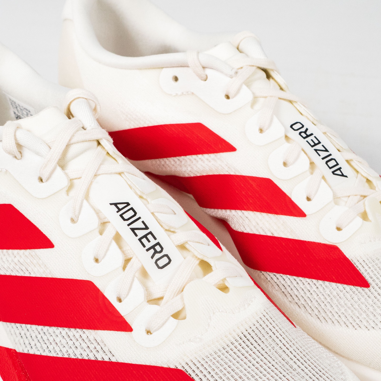 Sepatu Adizero EVO SL White Red To Run is To Live Sneakers Authentic - Image 4