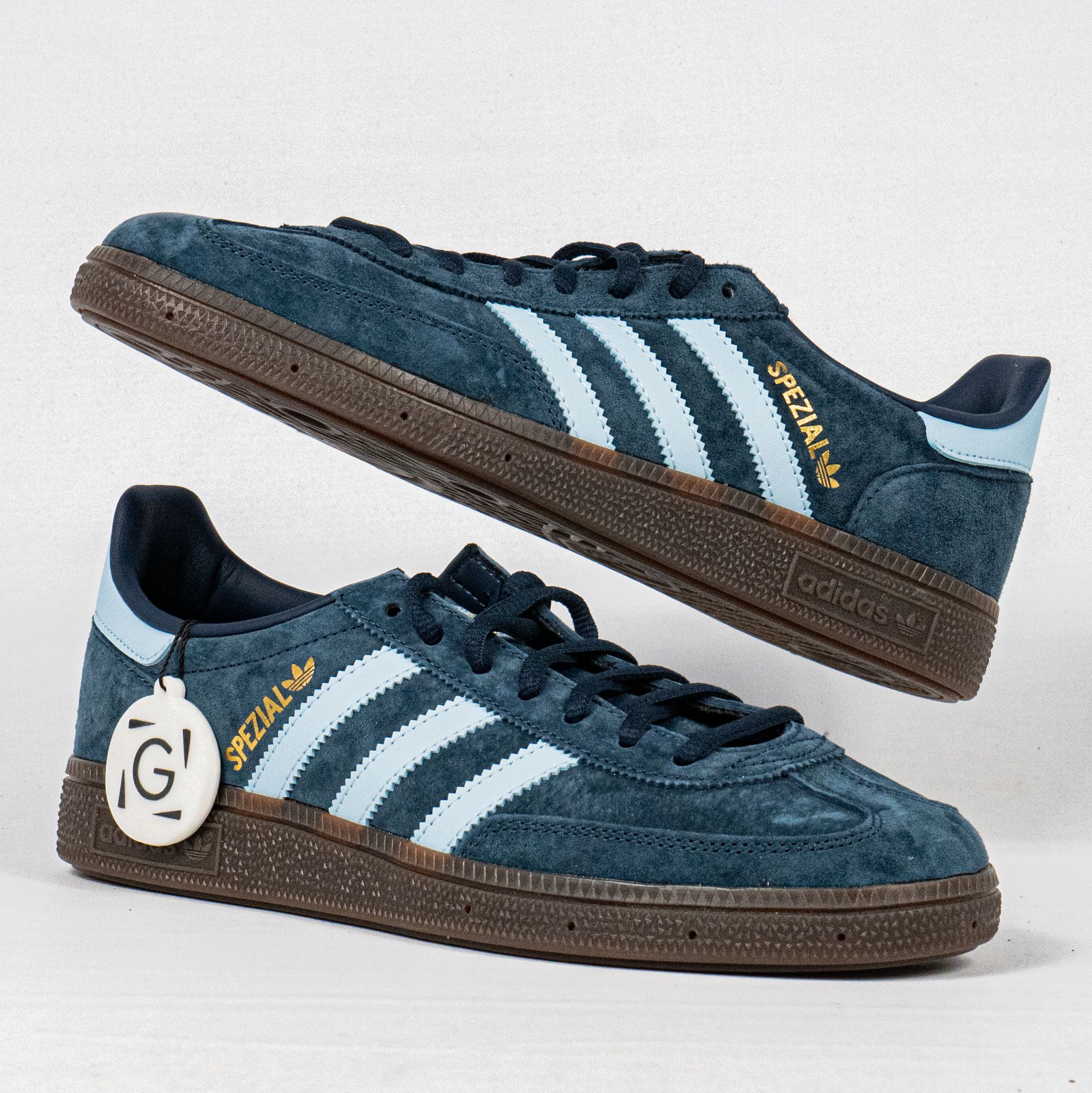 Sepatu Adidas Handball Spezial Collegiate Navy Gum Sneakers Authentic