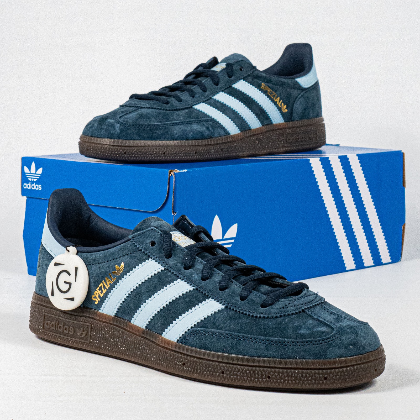 Sepatu Adidas Handball Spezial Collegiate Navy Gum Sneakers Authentic - Image 3