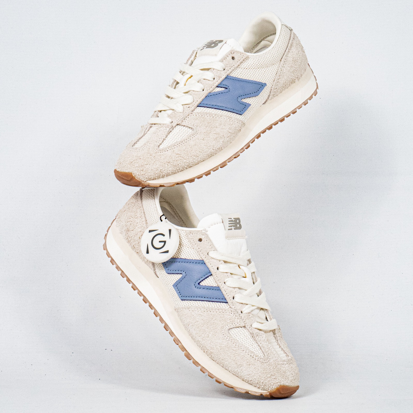Sepatu NB New Balance 471 Timberwolf Beige Blue Sneakers Authentic - Image 5