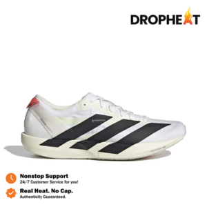 Sepatu Adidas Adizero Adios 9 Cloud White Core Black Sneakers Authentic