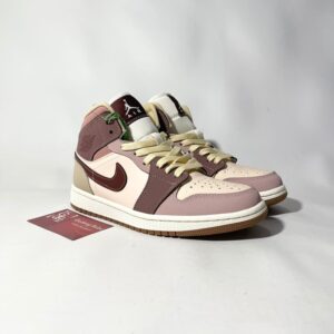 Nike Air Jordan 1 Mid SE Dark Pony Smoky Mauve Authentic