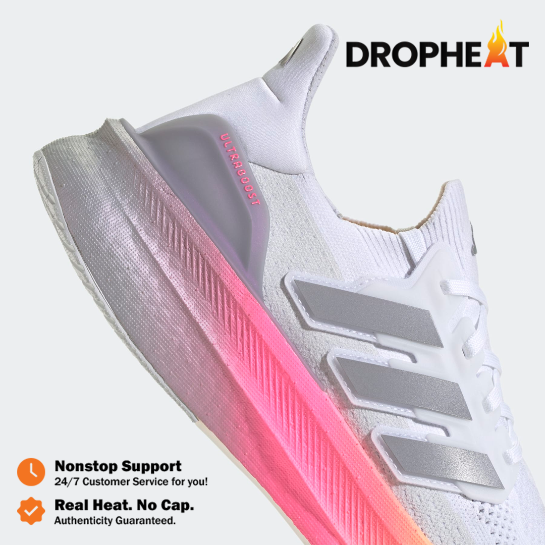 Sepatu Adidas Ultraboost 5 White Multicolor Running Sneakers Authentic - Image 4