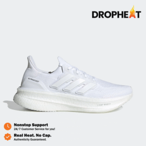 Sepatu Adidas Ultraboost 5 Triple White Allwhite Sneakers Authentic