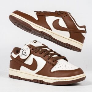 Nike Dunk Low Mocha Cacao Wow Brown Sail Coconut Milk Authentic