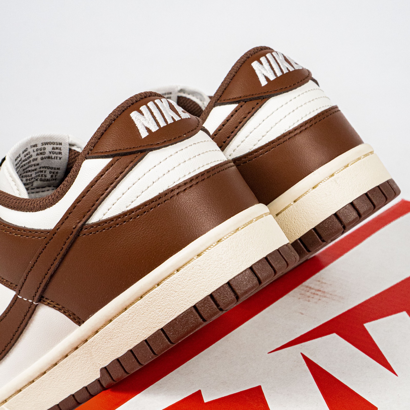 Nike Dunk Low Mocha Cacao Wow Brown Sail Coconut Milk Authentic - Image 2