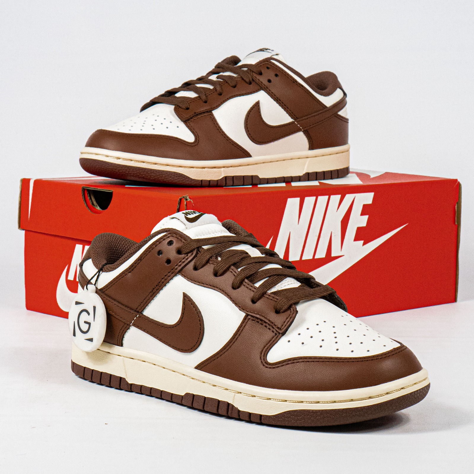 Nike Dunk Low Mocha Cacao Wow Brown Sail Coconut Milk Authentic - Image 3
