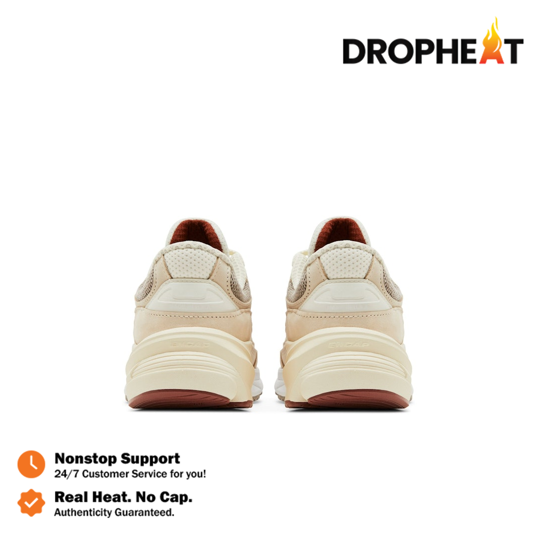 New Balance 990V6 Loro Piana Raw Cashew Made in USA Cream Authentic - Image 5