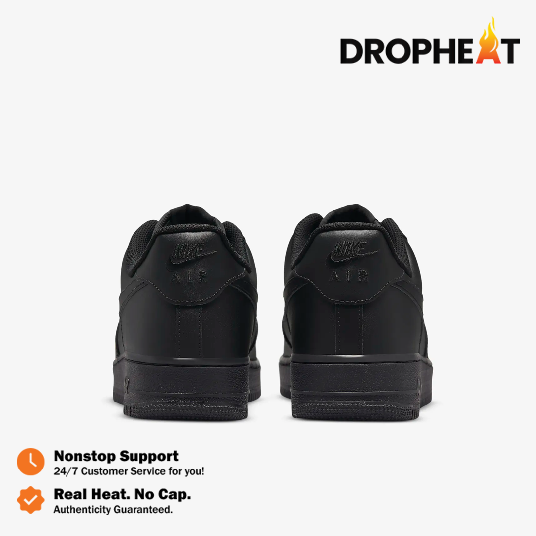 Air Force 1 Low 07 Allblack Fullblack Authentic - Image 5