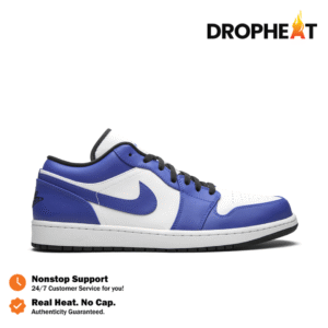 Nike Air Jordan 1 Low Game Royal Blue White Authentic