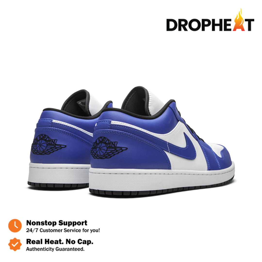 Nike Air Jordan 1 Low Game Royal Blue White Authentic - Image 4