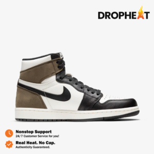 Nike Air Jordan 1 Retro OG High Dark Mocha Brown Black White Authentic