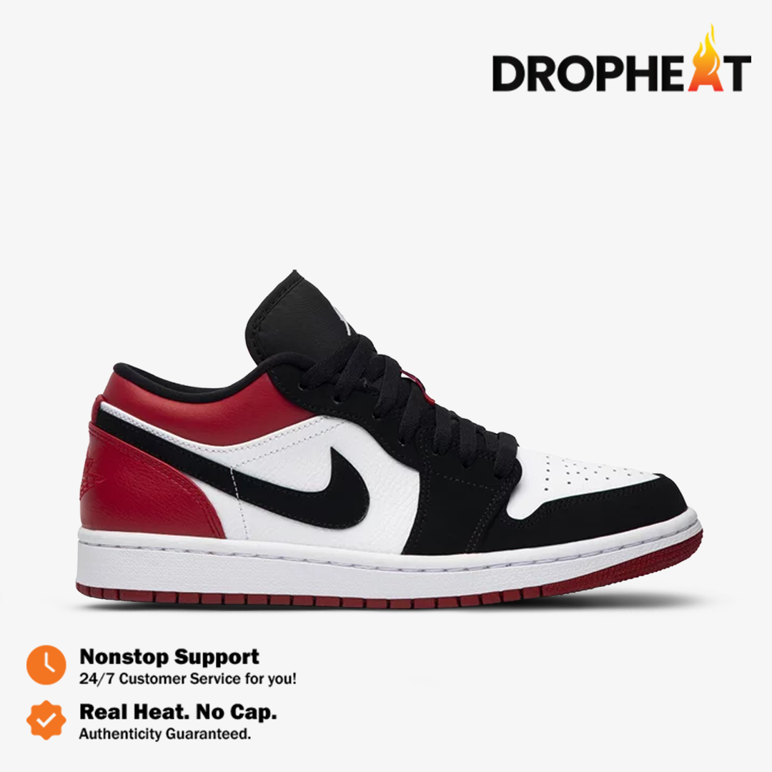 Air Jordan 1 Low Black Toe Authentic