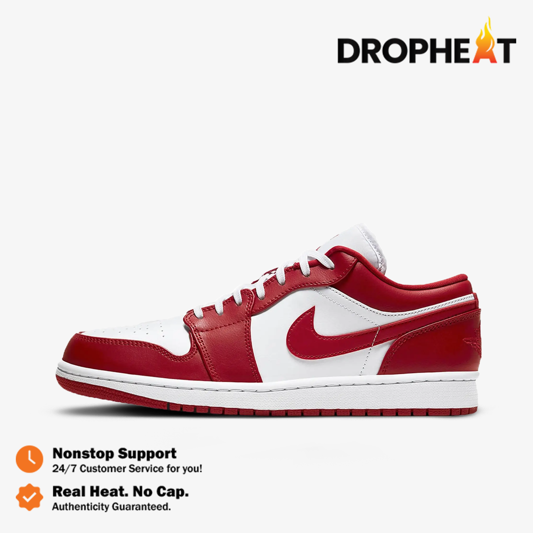 Nike Air Jordan 1 Low Gym Red White Red Authentic - Image 2