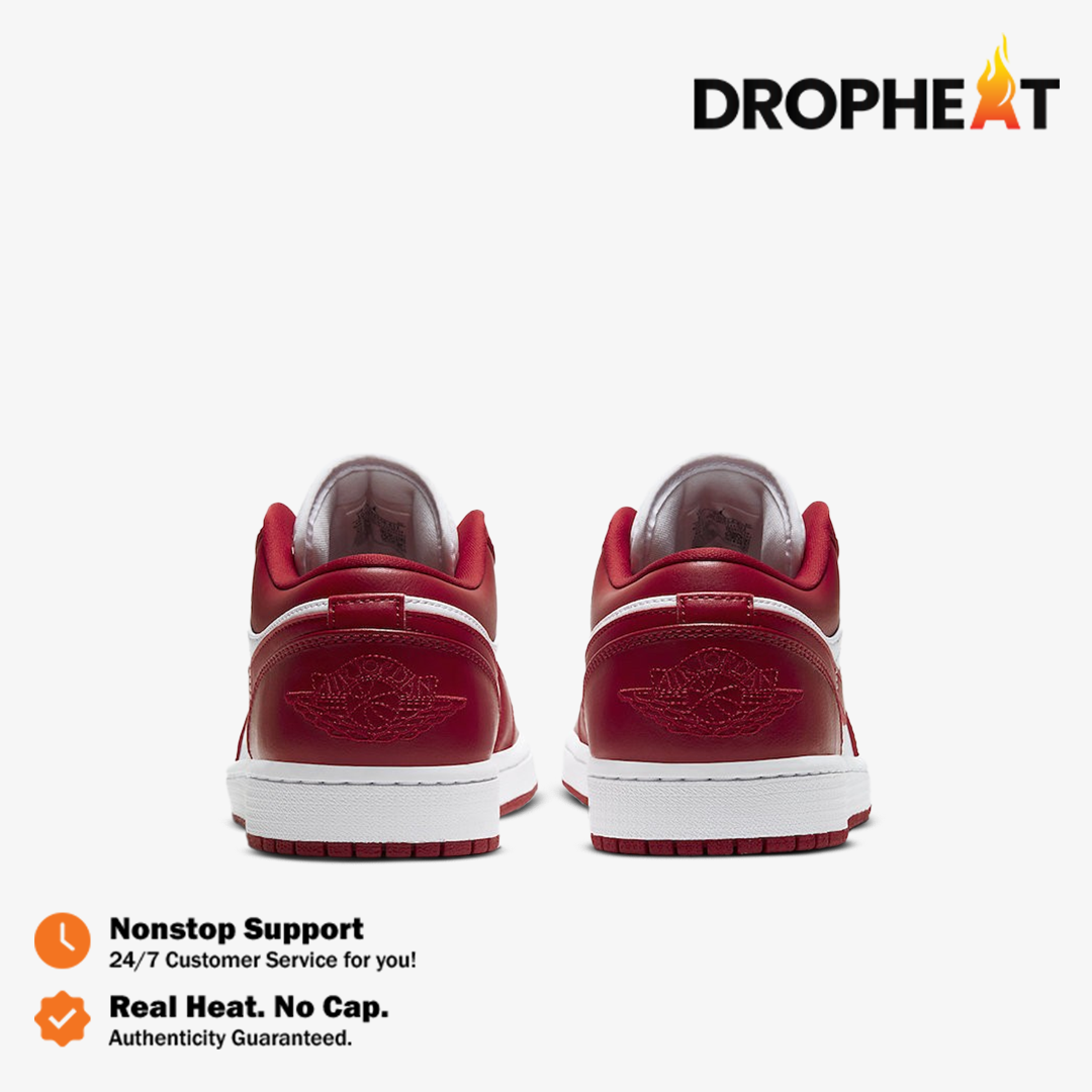Nike Air Jordan 1 Low Gym Red White Red Authentic - Image 5