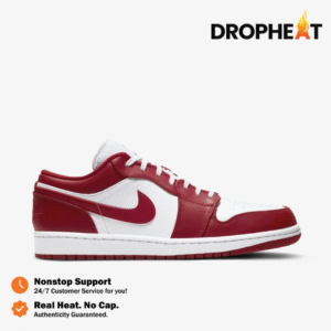 Nike Air Jordan 1 Low Gym Red White Red Authentic