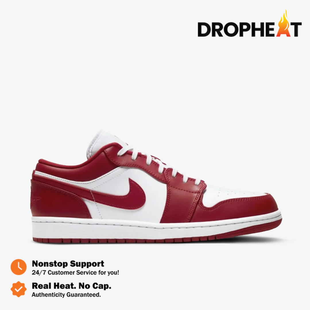 Nike Air Jordan 1 Low Gym Red White Red Authentic
