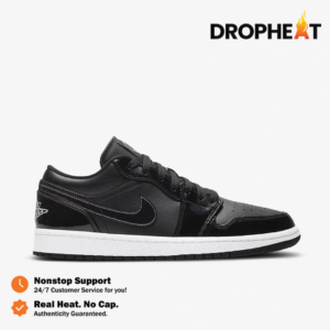 Nike Air Jordan 1 Low SE Black Patent Carbon Allstar All Star Black White Authentic