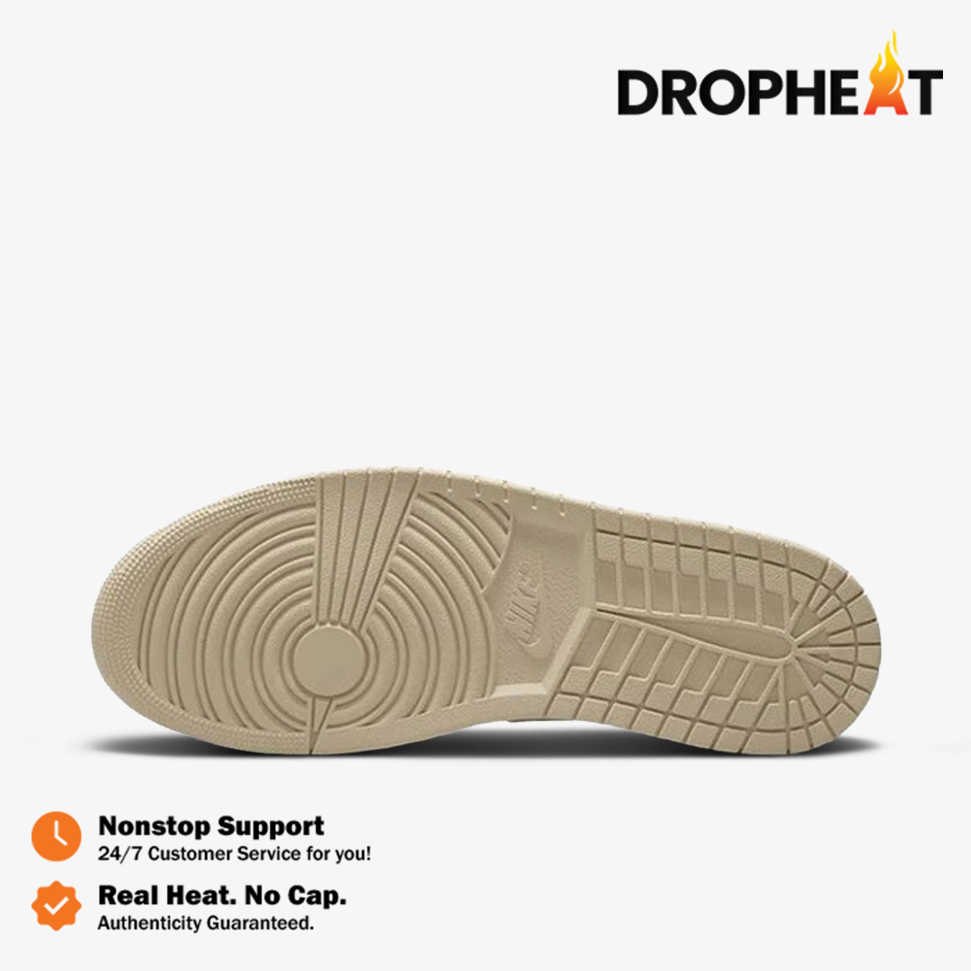 Nike Air Jordan 1 Low SE Sail Rattan University Red Authentic - Image 3