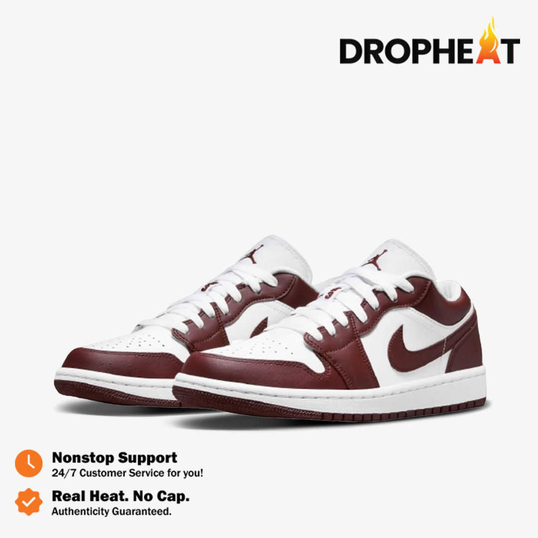 Nike Air Jordan 1 Low Team Red Bronze Eclipse Authentic - Image 4