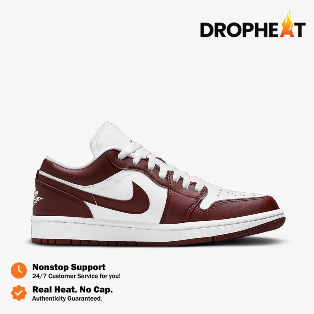 Nike Air Jordan 1 Low Team Red Bronze Eclipse Authentic