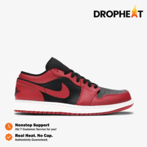 Nike Air Jordan 1 Low Black Varsity Red Reverse Bred