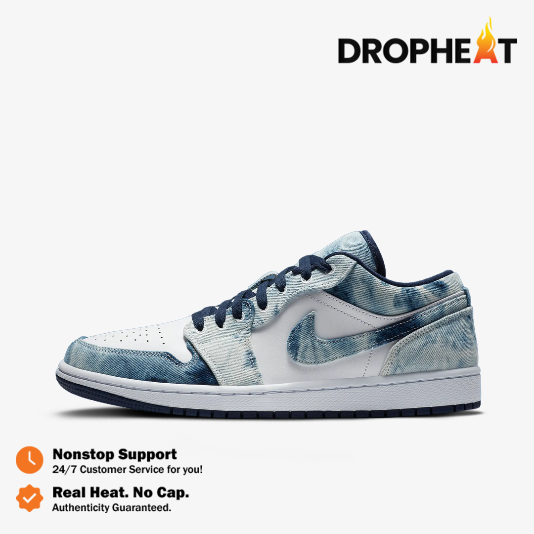Nike Air Jordan 1 Low Washed Denim Authentic - Image 2