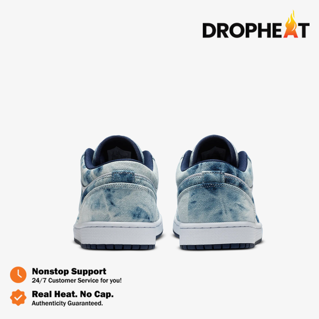 Nike Air Jordan 1 Low Washed Denim Authentic - Image 5