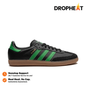 Sepatu Casual Adidas Samba OG Team Austin FC Black Green Sneakers Authentic
