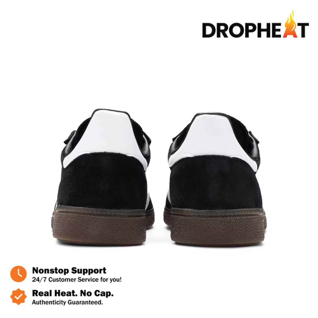 Sepatu Adidas Handball Spezial Black White Gum Leather Sneakers Authentic - Image 5