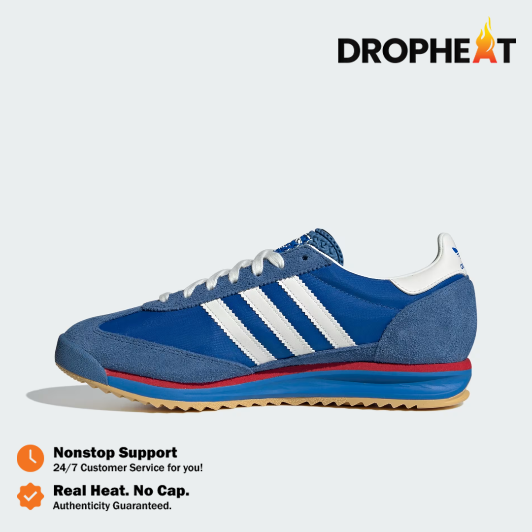 Sepatu Casual Adidas SL 72 RS Blue Core Blue White Red Authentic - Image 2