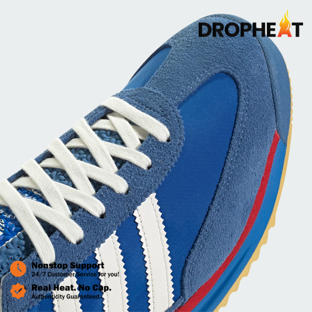 Sepatu Casual Adidas SL 72 RS Blue Core Blue White Red Authentic - Image 4