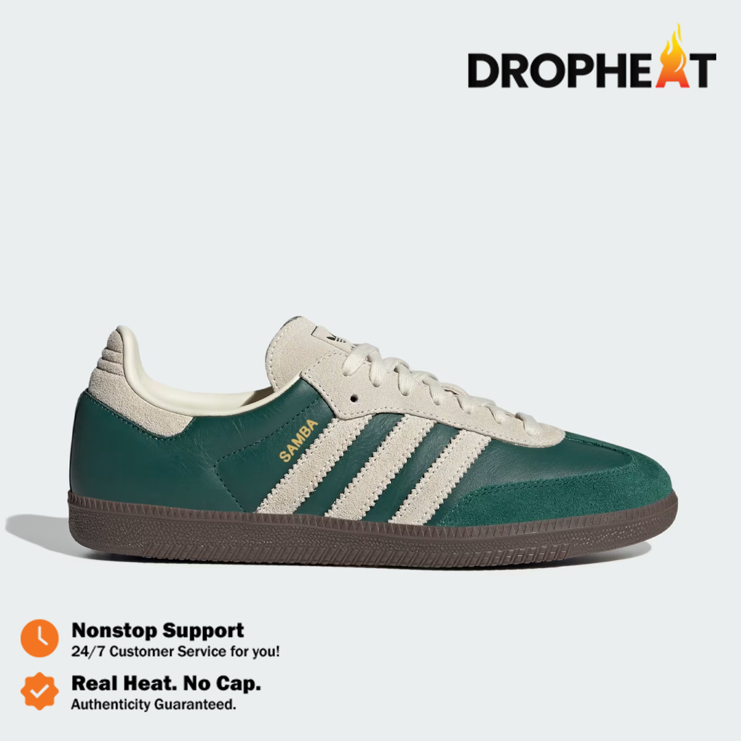 Sepatu Samba OG Collegiate Green Cream White Gum Sneakers Authentic