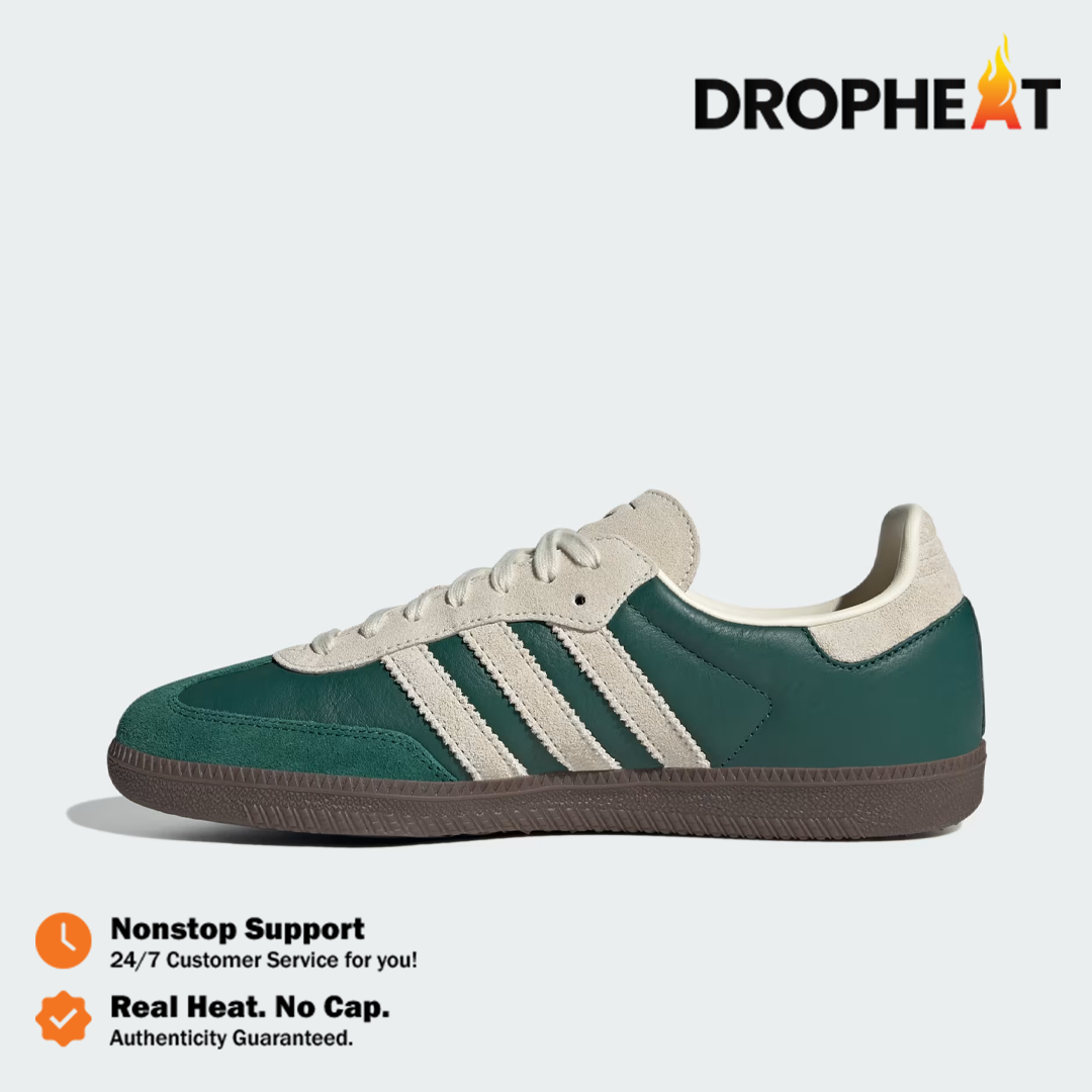 Sepatu Samba OG Collegiate Green Cream White Gum Sneakers Authentic - Image 2