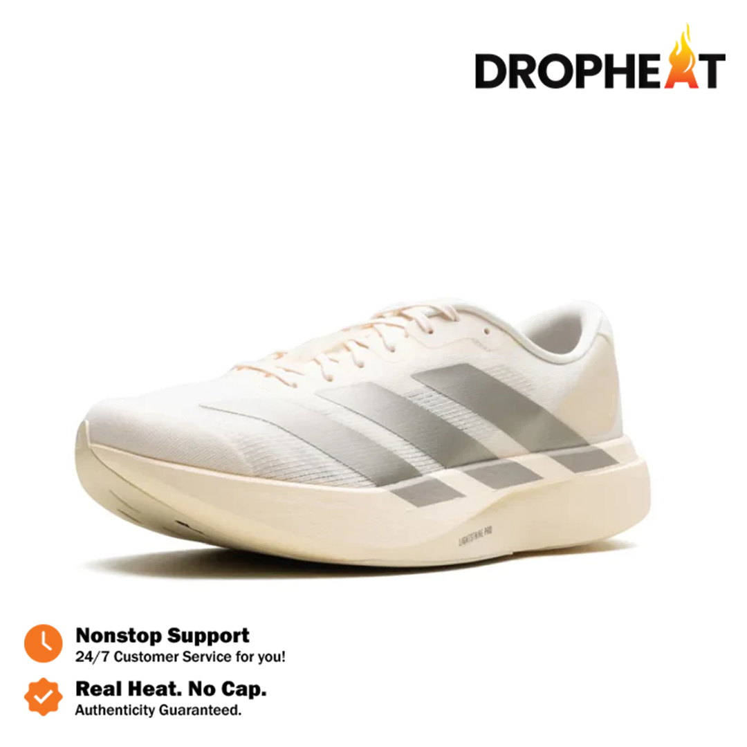 Sepatu Adizero Evo SL Wonder White Tan Vanilla Sneakers Authentic - Image 4